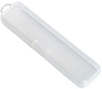 Boîte à couverts portable – Porte-ustensiles de voyage, étui à couverts transparent, ensemble de rangement de vaisselle, cuillère et fourchette, design compact de transport | Garde l'argent propre et