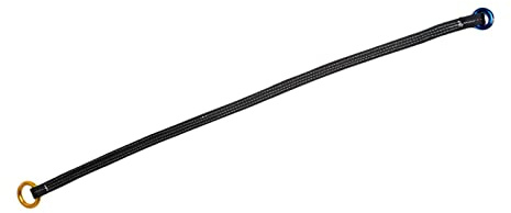 Okiyakusama Friction Saver Kletterhilfe Seil Bandschlinge mit Rückholfunktion Aus Robustem Polyester Und Aluminium für Seilklettern, 90cm
