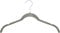 Amazon Basics Kleiderbügel für Hemd / Kleid, mit Samt überzogen 30er-Pack, Grau