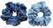 axy XXL Scrunchie Haargummi Set - 2x Stoff Haargummis Zopfhalter Zopfgummi Haarteil Haarband Scrunchies Doppelpack (Set 3)