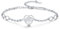 TANGPOET Lebensbaum Armband Sterling Silber 925 Unendlichkeit Armbänder Damen Baum des Lebens Armband Schmuck Geschenk für Frauen Mädchen