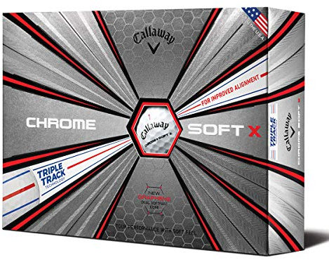 Callaway Chrome Soft X Triple Track Golfbälle (EIN Dutzend)