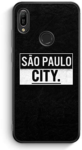 MUNIQASE Sao Paulo City - Silikon Hülle für Huawei Y6 (2019) - Motiv Design Brasilien Brazil - Cover Handyhülle Schutzhülle Case Schale