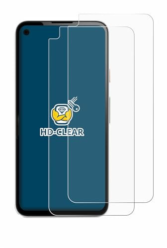 BROTECT (2 Stück Schutzfolie für Google Pixel 4a Displayschutz Folie Ultra-Klar