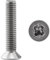 FASTON® Senkkopfschrauben M2,5x20 mit KreuzschlitzZ DIN 965 Edelstahl A2 V2A (2 Stück) Kreuzschlitzschraube Senkkopf Schrauben Gewindeschrauben Vollgewinde (ISO 7046)