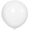 36 Zoll Großer Runder Luftballons Weißer Helium 6 Stücke Jumbo Dicke Latex Ballons Ø 90 cm für Hochzeit Valentinstag Geburtstag Taufe Kommunion Party Deko