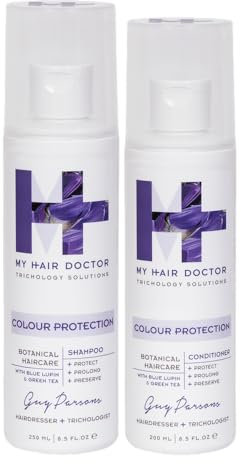 MHD Colour Protection Shampoo & Conditioner Set for Coloured Hair | 250ml Hair Colour Shampoo Protect & Preserve Color for Women & Men | Sulphate Free & Vegan Conditioner