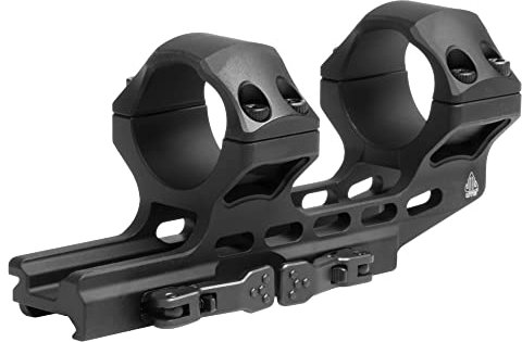 UTG Unisex – Erwachsene Utg® Accu-sync® Qr Mount 30mm, High Pro., 34mm Offset Air32234q Cantilever Montage, Schwarz, Einheitsgröße EU
