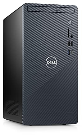 Dell Inspiron 3910 Desktop Computer Tower - 12th Gen Core i5-12400, 16GB DDR4 RAM, 256GB SSD + 1TB HDD, Intel UHD Graphics 730, WiFi 6, HDMI, Bluetooth, USB-C, Windows 11 Home - Blue