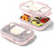 monbento - Kinder Lunchbox MB Wonder Sheep - Bento Box mit Fächern - Edelstahl Herausnehmbares Unterteiltes Tablett - Ideal in der Schule/Park - BPA Frei - Lebensmittelecht - Rosa