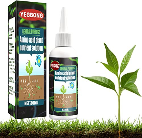 pologmase Aminosäure-Pflanzennährlösung,Hydroponischer flüssiger Pflanzendünger - Konzentrierter Rasen-Bodenverbesserer, Pflanzendünger für Blumen, Gemüse, Gras
