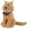 J-Line Cale Porte Chat Textile Caramel