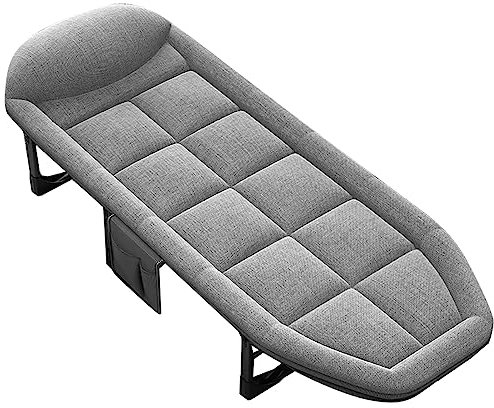 Sonnenliege Gartenliege Liegen mit Kissen für Erwachsene Extrabreit Gartenstuhl Liegestuhl Liegestühle Klappbar Garten Relaxsessel Relaxliege für Reisen, drinnen und draußen, Büro, Angeln (Size : 200
