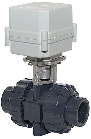 kezhai Dream 1/2 24VDC motorisierter Kugelhahn, PVC DN15 elektrischer Kugelhahn,CR201