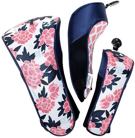 Glove It Coperture per mazze da golf ibride, legno e mazze da pilota - Peonie & Pars