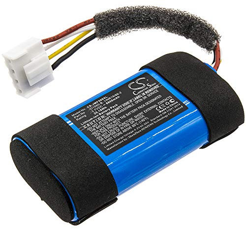 Cameron Sino Ersatz Akku für JBL Flip 5, JBLFLIP5WHTAM PN:JBL 1INR19/66-2, ID1060-B 6800mAh / 25.16Wh