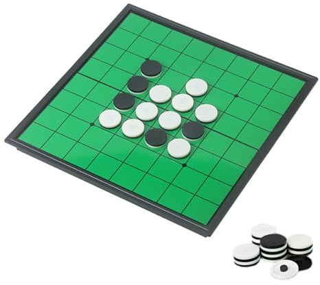 KOKOSUN Reversi Travel Board Game Set -20 Centimeters, Magnetic Folding Strategy Board Game set, Family Fun Game Gift for Kids/Adults