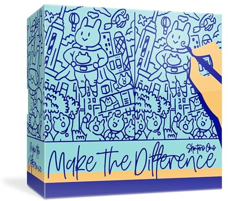 Oink Games Make The Difference Brettspiel • Fehlersuchbilder Spiel • Brettspiel für 2-5 Spieler • Kreativität & Taktik • Gesellschaftsspiel ab 7 Jahren • (Deutsch)