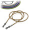 CKB LTD Khaki PU Leather Spectacle Glasses Strap Sunglasses Cord Holder Neck Lanyard String 70cm, 1 Piece