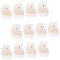 LATRAT Lot de 12 pinces à bigoudis en plastique pour femmes et filles - Blanc