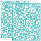 OLYCRAFT 2 Stück 22x28cm Leopard Selbstklebende Siebdruckschablone Abstrakte Leopardenmuster Siebdruckschablone Tierhaut Wiederverwendbare Netzschablonen Transfer Für DIY T-Shirt Stoffmalerei