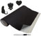 MEIRRAI Filzgleiter Selbstklebend Filz Soft Filzstoff Meterware 40x200cm, Selbstklebender Filz 2 mm Dicke, Zuschneidbar in Jeder Form (Schwarze)