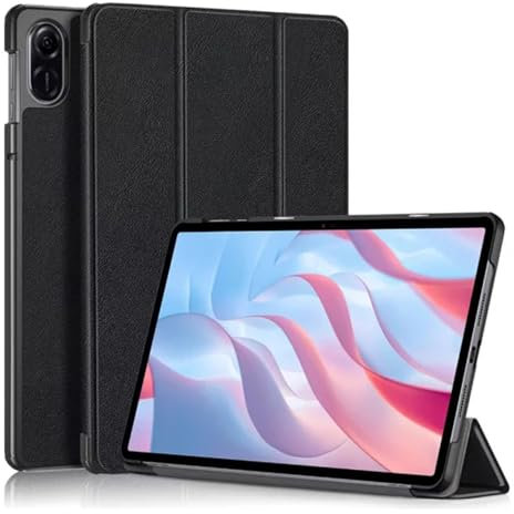 Smart Case for Tablet PC Huawei Honor Pad X9 / X8 Pro 11.5 inch Flip Stand Magnetic Tri fold Slim Lightweight Smart Protective Stand Cover For Honor Pad X9/Honor Pad X8 Pro (Black)