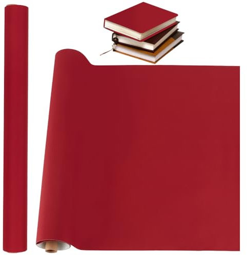 OLYCRAFT 43x120 cm Buchleinen FireBrick Buchbindetuch Buchumschlag Seidentuch Stoffoberfläche Und Papierrückseite Dicht Gewebtes Buchleinen Für Buchumschläge Scrapbooking Wrap Album DIY Basteln