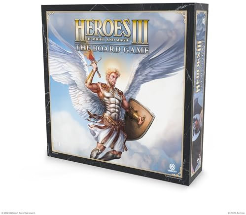 Heroes of Might & Magic III Das Brettspiel – Tischstrategie-RPG für 1–4 Spieler, enthält 6 Helden-Miniaturen, ab 14 Jahren (Englisch)