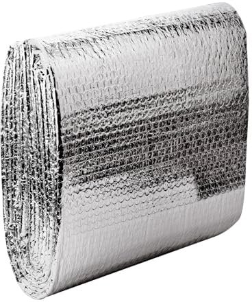 Baketron Heizkörper Reflexionsfolie 5m x 60cm x 3mm Aluminium Dämmfolie Isolierfolie Heizung,3 mm Dicke Isolierung Spart Energie & Geld,Isolierung Hinter Heizkörper