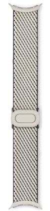 Cinturino in tessuto per Google Pixel Watch - Compatibile con Pixel Watch 2 e Pixel Watch 3 da 41 mm - Grigio creta