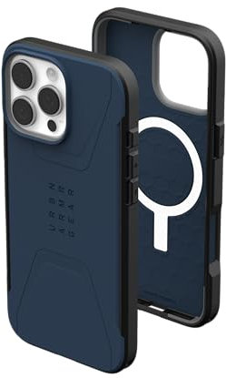 Urban Armor Gear UAG, Hülle für iPhone 16 Pro Max, 6,9 Zoll, Civilian, kompatibel mit MagSafe-Ladung, robust, schlank, elegant, stoßfest, rutschfestes Schutzcase in Militärqualität, Mallard