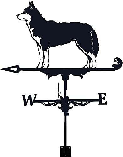 XINYUNFEI Wetterhahn Metall für Garten Weathervane Metal Weather Weather Vane Bauernhaus Windblowd Dach Mount Outdoor Yard Decor Garden