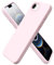 ORNARTO Compatible with iPhone 16e Case (2025), Slim Liquid Silicone 4 Layers Full Covered Soft Gel Rubber 16e Phone Cases Cover-Pink