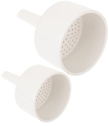 DECOMELODY 2piezas Embudos Buchner Cerámica Embudos Filtración Laboratorio Unidades