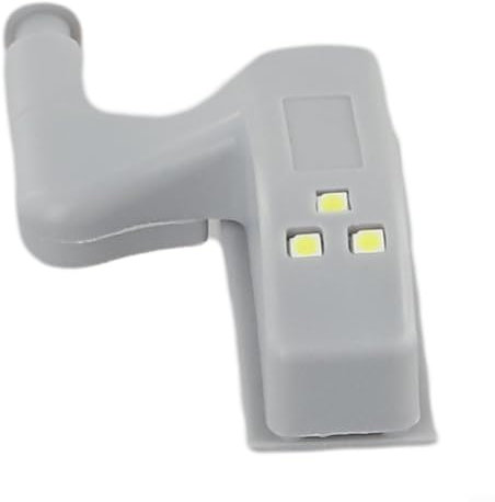 Easy to Use LED Hinge Light for Cupboards Automatically Turns On/Off with Door Movement (Warm light)