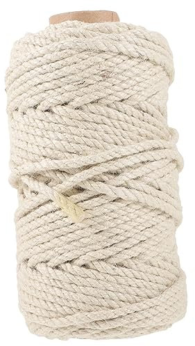 DRESSOOS Corda Tiragraffi Robusta in Sisal da 5 Mm Lunghezza 50 M per Mobili per Gatti