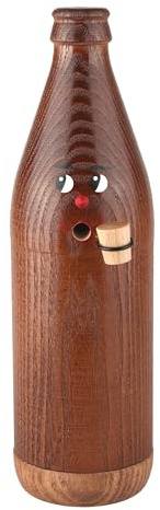 RÄUCHERFLASCHE Räucherfigur Bier zur eigenen Selbstgestaltung (Braun, Euroflasche 0,5 l)