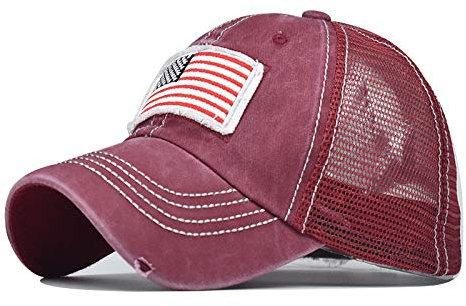 Flat Top Visor Adjustable Hat Hop Hip Fashion Women Baseball Sun Men Unisex Baseball Caps Visor Vanity Light, rot, Einheitsgröße