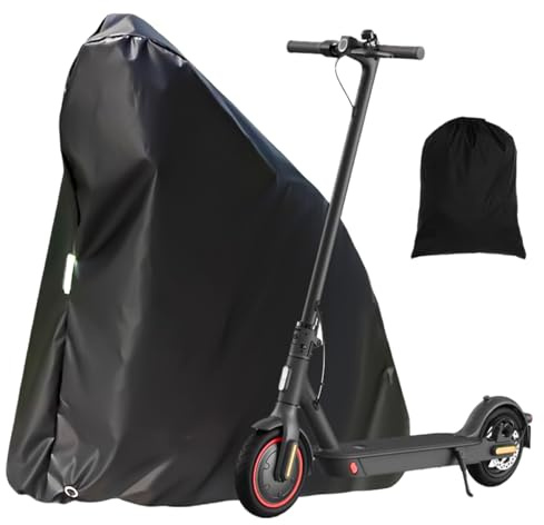 Elektroroller Abdeckung für die meisten Elektroroller, 130 x 115 cm 420D Oxford Wasserdicht Elektromobil Abdeckplane, Schützen vor Staub Schnee UV, Schutzhülle Cover Scooter für drinnen & draußen
