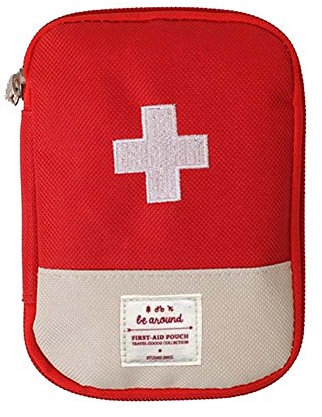 Mini Erste Hilfe Set Erste Hilfe Tasche Leer Klein Tragbare Reiseapotheke tasche Medikamententasche Reise für Zuhause Auto Reisen Camping im Freien 1 Stücke