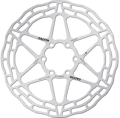 Galfer Wave Trial-Fahrrad-Bremse, Silber, 160 mm