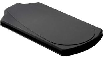 Hailo Deckel 1085319 schwarz | Ersatzdeckel für Abfallsysteme Uno & Duo | 376 x 199 x 24 mm | Original Hailo Ersatzteil | Passend für Kücheneimer & Einbaumülleimer