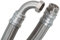 SFX® Trinkwasserschlauch 70cm DN19-3/4 Zoll AG x 3/4 Zoll ÜM/IG mit 90 Grad Bogen Edelstahl Umflechtung Panzer-/ Flexschlauch 700mm