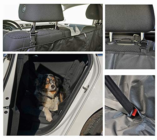 heimtexland ® Auto Schondecke Hundedecke Schonbezug Rückbank Kofferraum Abwaschbar 145x150 Typ659