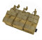 ProCase Porte Chargeur Ouvert, pour Sorties d'Airsoft, Peut Contenir 6 Magazines (M4, M14, HK416, G36, FAMAS), Emplacements Superposés-Khaki