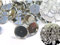 beadsvision 50 Ohrstecker mit 50 klaren Cabochons 8mm Ohrringe Farbwahl Fassungen Rohlinge Bastelset(antiksilber)