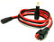 zkm DC 5,5 mm x 2,1 mm Stecker Kabel mit DC 8 mm Adapter Kompatibel mit Powerpole für tragbaren Generator 14 rot + schwarz