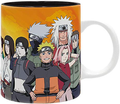 Naruto Shippuden - Tasse Kaffeebecher - Ninja Ikonen von Konoha - keramik - Geschenkbox