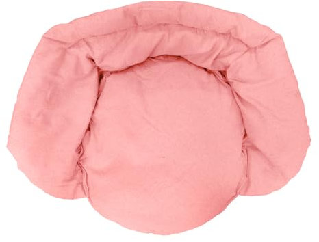SVITA Kissen für Hängesessel Sitzpolster Kissen Hängekorb Leinen-Mischung Rosa
